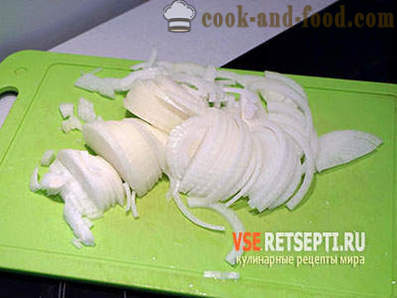 Friptura de porc cu legume și brânză în cuptor