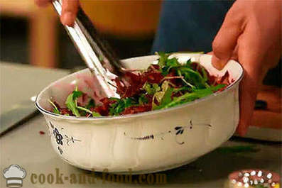 Salata de sfeclă cu reteta de pește afumat