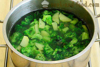 Piure de broccoli cu supa crema