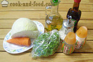 Vitamina salata de varză și morcovi