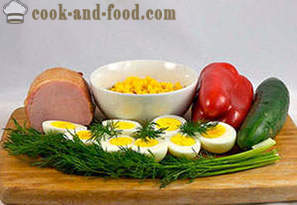 Salata cu șuncă și ouă