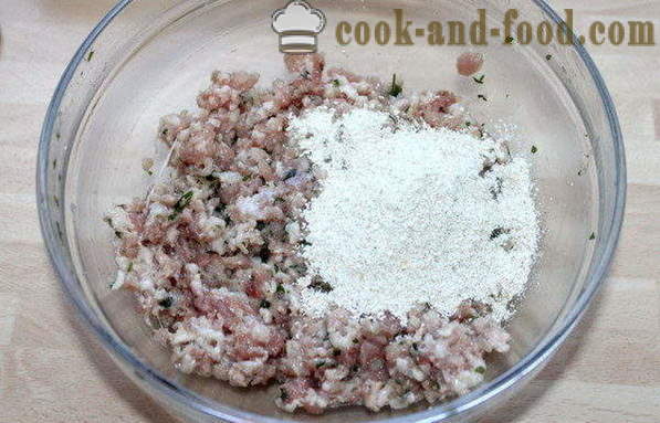 Rice caserola de conopidă cu chifteluțe