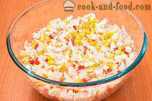 Salata de crab cu orez și porumb