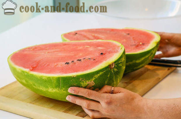 Watermelon jeleu de în coajă sale