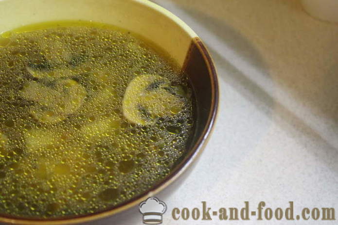 Zakarpattia supa de ciuperci albe - cum să gătească supa cu ciuperci albe gustoase, cu un pas cu pas reteta fotografii