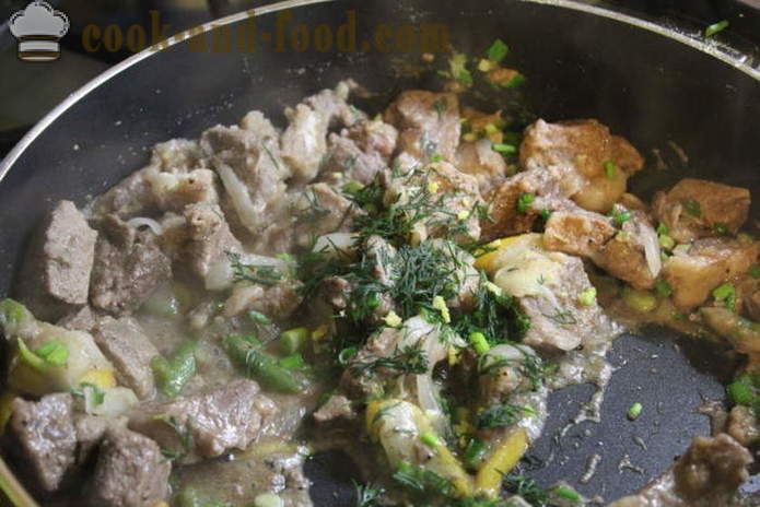 Carne de porc fiert cu rozmarin și pere - cum să gătească o tocană delicioasă de carne de porc, pas cu pas, cu fotografii RECEP