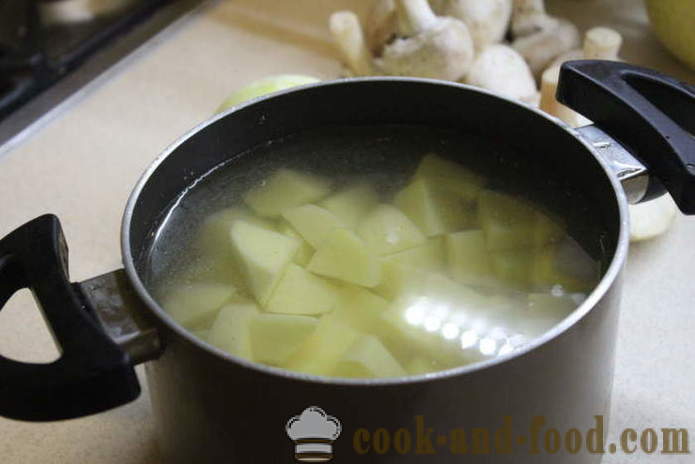 Plăcintă de cartofi engleză cu carne și ciuperci - cum să gătească o caserola de cartofi și carne, cu un pas cu pas reteta fotografii