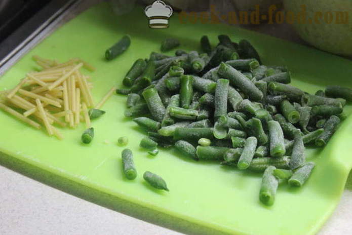 Supa de legume fara carne cu fasole verde - cum să gătească o supă de legume la domiciliu, pas cu pas reteta fotografii