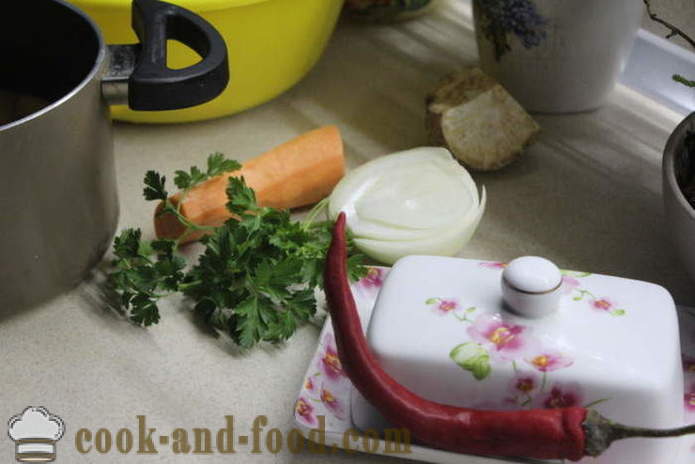 Supa Fidea cu carne de pui si cartofi - cum să pregătească o supă de cartofi delicios cu tăiței și pui, cu un pas cu pas fotografii rețetă
