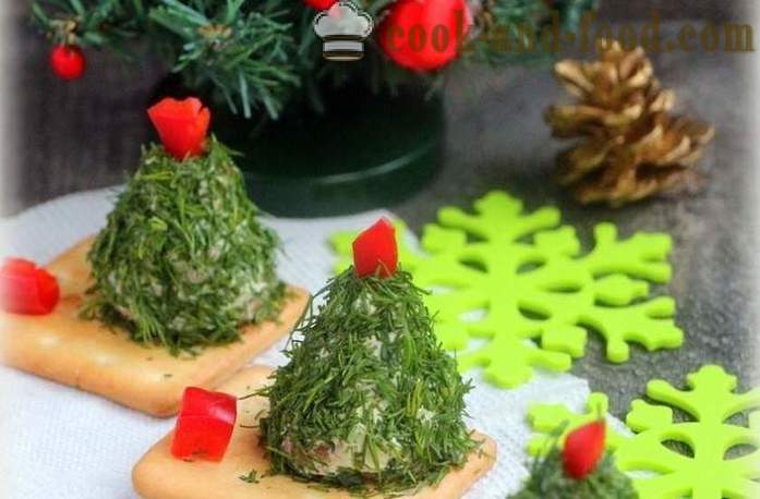 Aperitiv rece bile de Crăciun - cum să gătească și decora gustări bile de Anul Nou