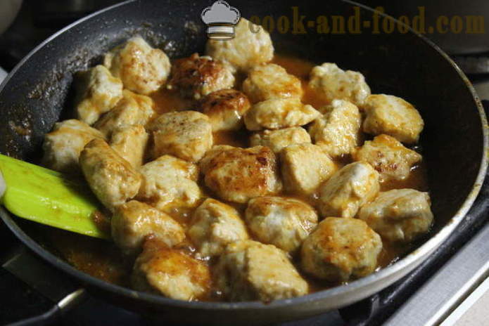 Mitboly de pui - cum să gătească chiftele în sos, pas cu pas foto-reteta sos mitbolov
