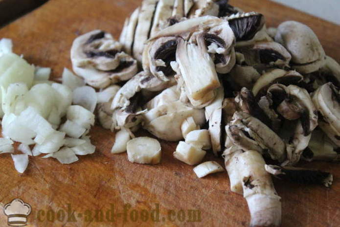 Coapsa de pui fără os cu ciuperci la cuptor - cum să gătească o pulpe de pui delicioase în cuptor, cu un pas cu pas reteta fotografii