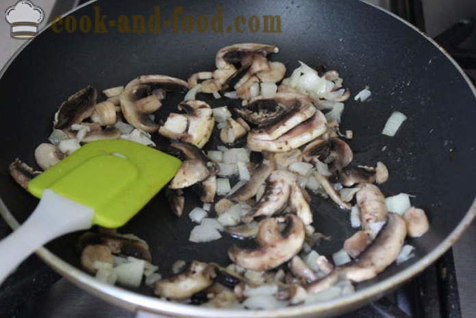 Supa cremoasă cu ciuperci si conopida - cum să gătească supa cu ciuperci, un pas cu pas reteta fotografii
