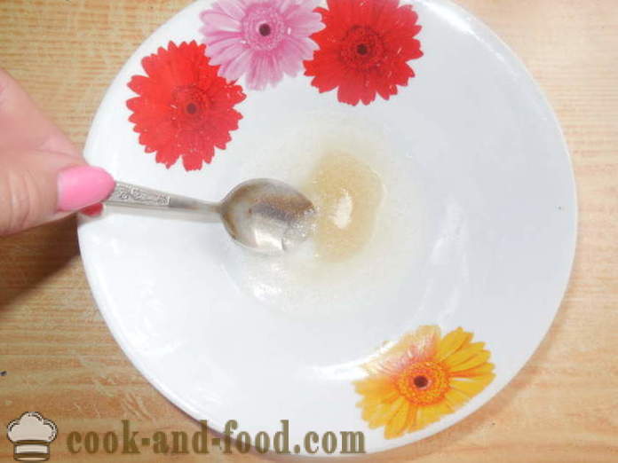 Cireașa cu gelatina pentru pască - cum să se pregătească glazura fără ouă, pas cu pas reteta fotografii