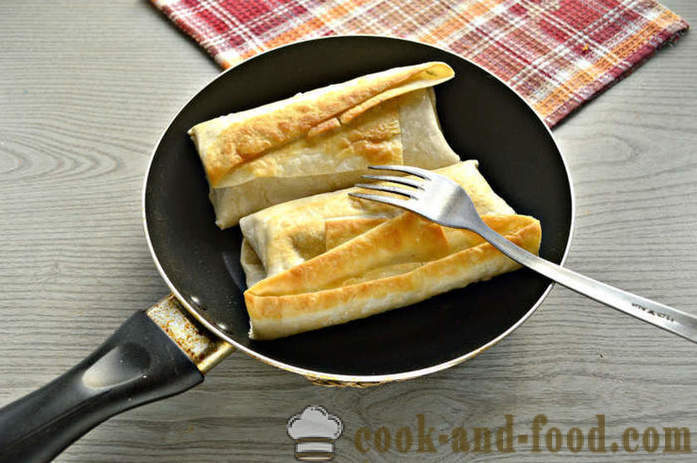 Cârnați în lipie cu branza si maioneza - modul de a face cârnați în pâine pita, un pas cu pas reteta fotografii
