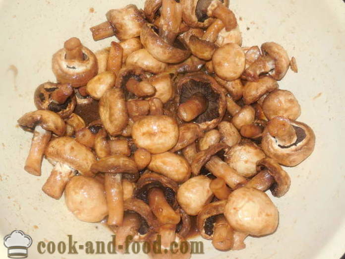 Ciuperci marinate în sos de soia - cum se prăji ciuperci pe grătar, un pas cu pas reteta fotografii