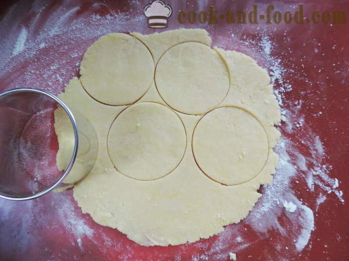 Shortbread cookie-uri cu căpșuni în cuptor - Cum se coace shortbread umplute cu căpșuni, un pas cu pas reteta fotografii
