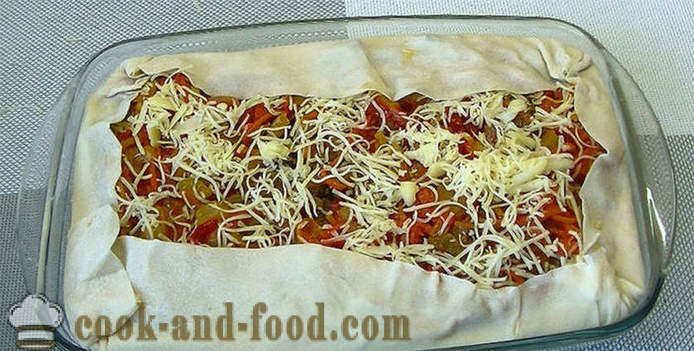 Lasagna dietetice cu legume și carne - modul de a găti lasagna în casă, pas cu pas fotografii reteta