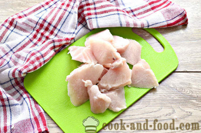 Găluște dietetice cu carne de pui tocată - cum să facă găluște cu carne de pui tocată, cu un pas cu pas reteta fotografii