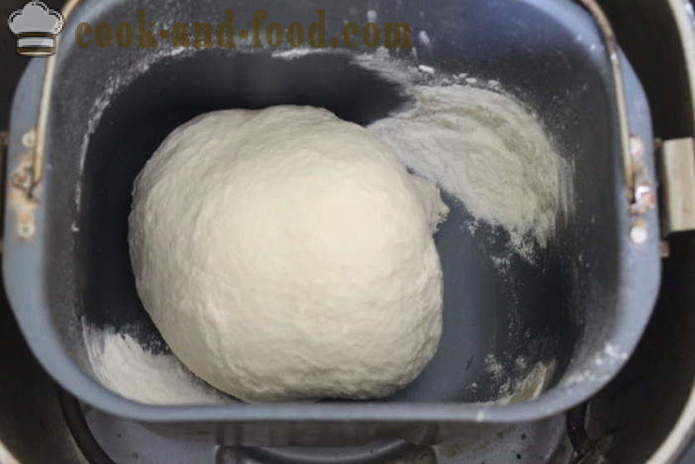 Lăptos pâine albă în mașina de pâine - cum să coace pâine în lapte, un pas cu pas reteta fotografii