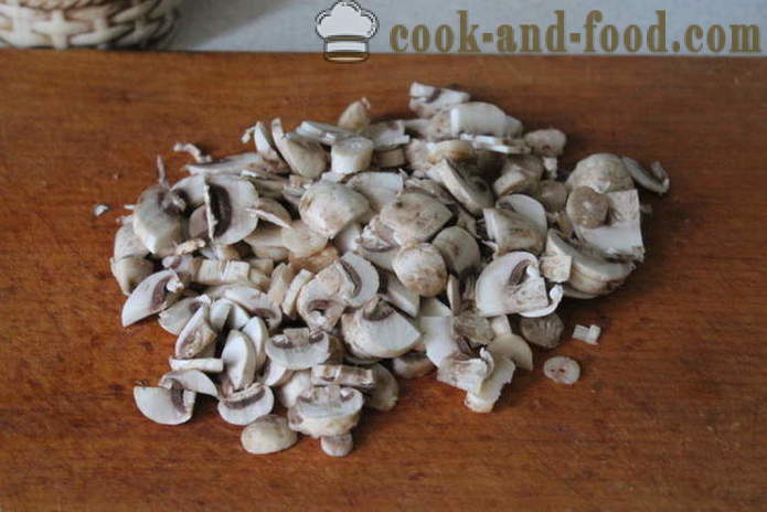 Sos de ciuperci Cremos - cum să gătească un sos de ciuperci cu ciuperci, un pas cu pas reteta fotografii