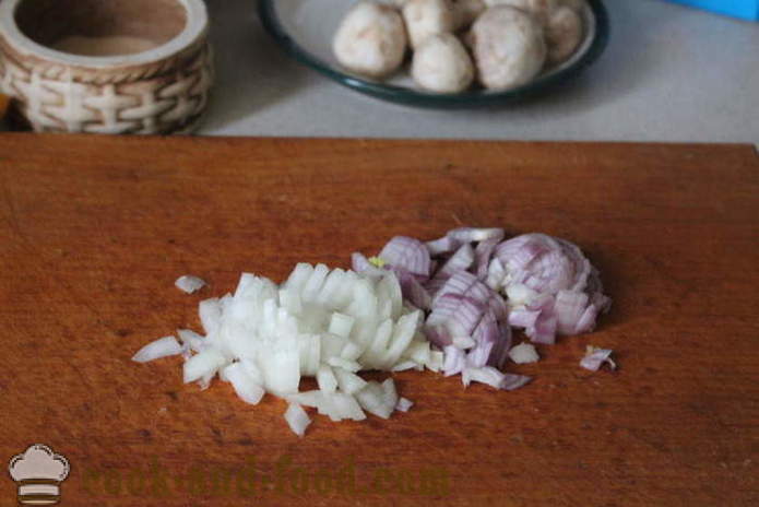 Sos de ciuperci Cremos - cum să gătească un sos de ciuperci cu ciuperci, un pas cu pas reteta fotografii