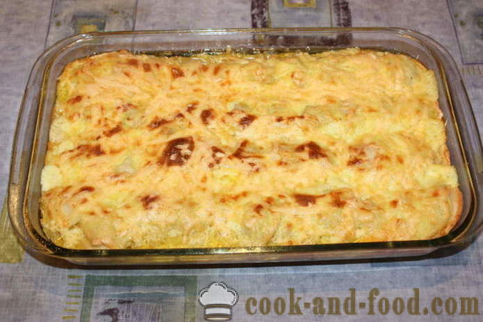 Ravioli coaptă în cuptor - cum ar fi găluște coapte în cuptor cu brânză și sos, un pas cu pas reteta fotografii