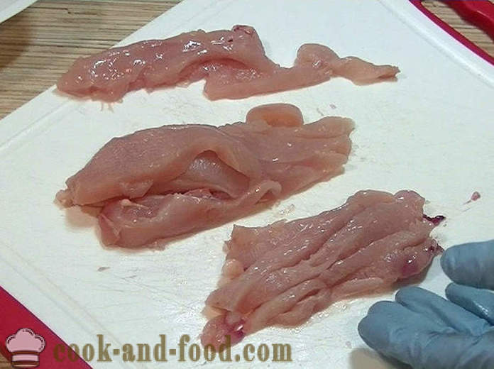Piept de pui în sos de soia chinezesc - cum de a găti carnea de pui intr-un sos chinezesc, un pas cu pas reteta fotografii