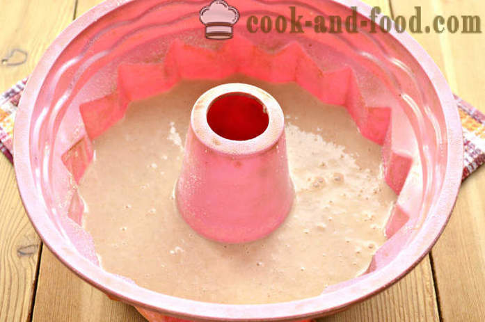 Pie-mană pe apă cu ouă - cum să facă mană în apa din cuptor, cu un pas cu pas reteta fotografii