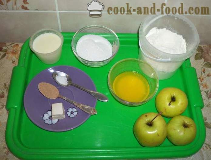 Placinta cu mere drojdie Rose - cum să gătească o plăcintă cu mere cu aluat sub formă de trandafiri, pas cu pas reteta fotografii