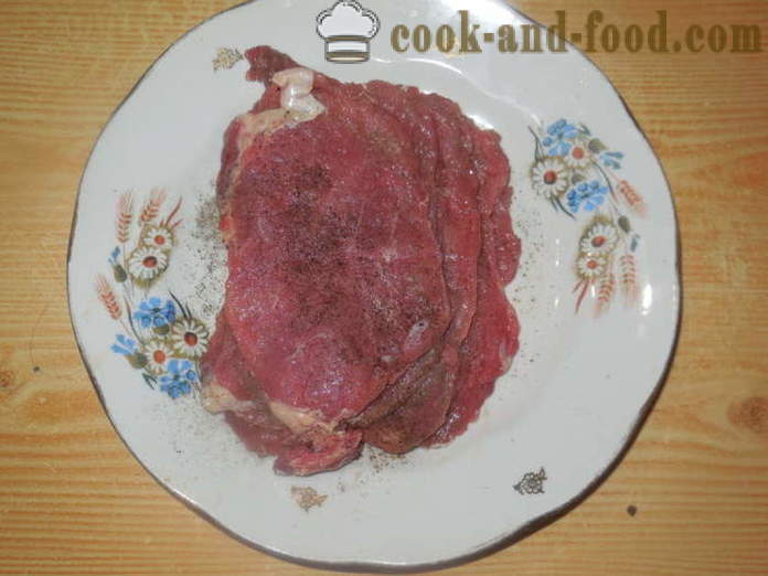 Degetele de carne umplute în cuptor - cum să facă degetele de carne de porc carne, pas cu pas reteta fotografii