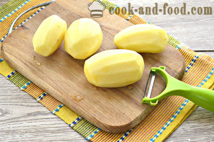 Cartofi cu maioneza în cuptor - cum ar fi cartofii copți în cuptor cu maioneza, un pas cu pas reteta fotografii