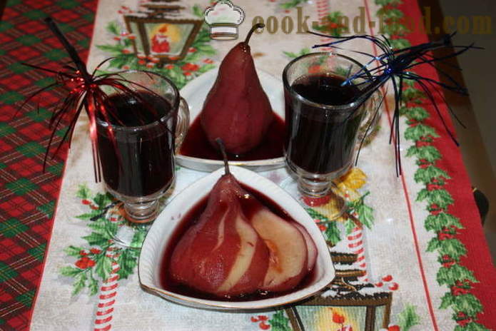 Pere vin fiert rosu sec - cum să gătească un vin fiert acasă, pas cu pas reteta fotografii