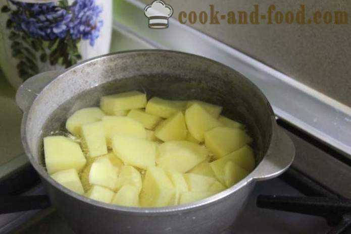 Bile de cartofi cu brânză și ierburi în ulei - cum să facă bile de cartofi cu brânză, un pas cu pas reteta fotografii