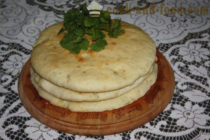 Ualibah brânză - plăcinte de casă osetin cum să gătească placinta cu branza osetin, cu un pas cu pas reteta fotografii