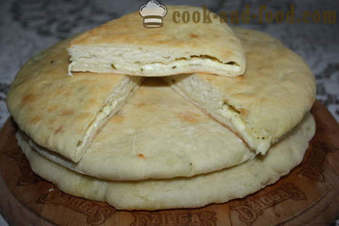 Ualibah brânză - plăcinte de casă osetin cum să gătească placinta cu branza osetin, cu un pas cu pas reteta fotografii