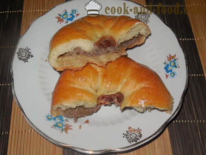 Tatar fel de mâncare Cainari - cum să faci tortilla cu carne în cuptor, cu un pas cu pas reteta fotografii