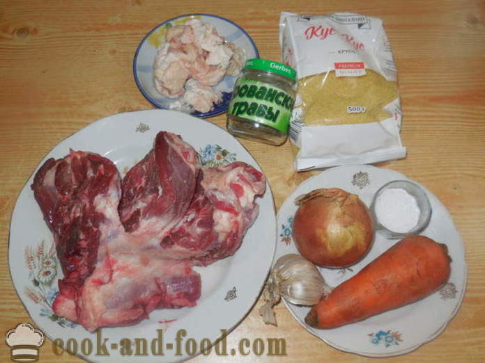 Cușcuș Cu Carne De Miel In Multivarka Modul De A Găti Couscous