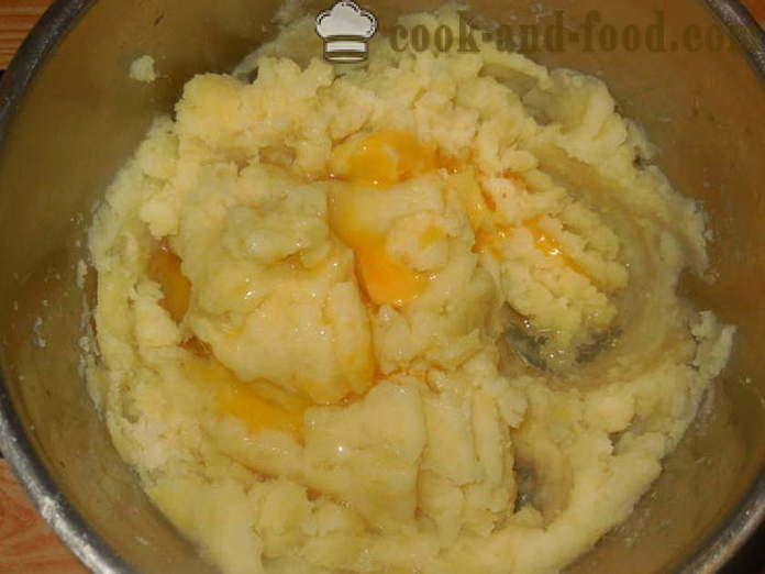 Lenesa găluște cu cartofi - modul de a face găluște leneș cu cartofi, un pas cu pas reteta fotografii