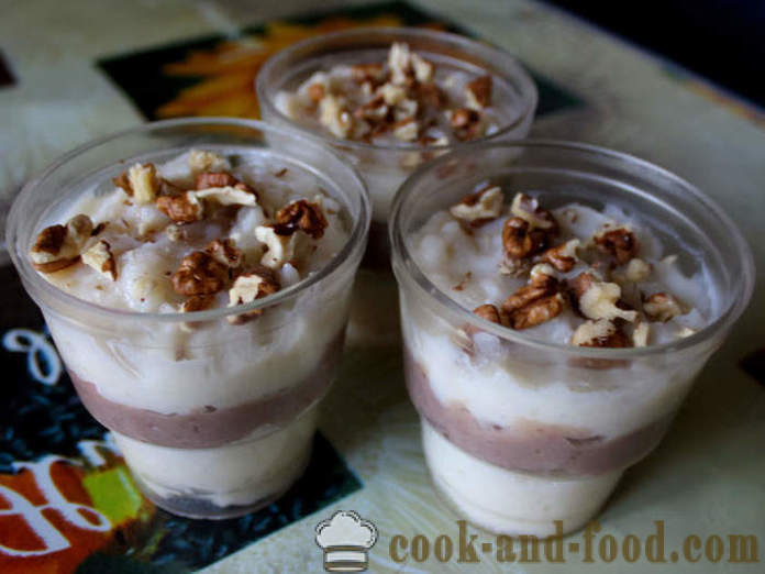 Homemade budinca de vanilie ciocolata cu lapte - cum să gătească budinca la domiciliu, pas cu pas reteta fotografii