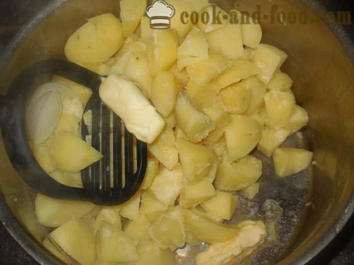 Ardei umpluti cu piure de cartofi și coaptă în cuptor - modul de a găti ardei umpluți cu cartofi si branza, cu un pas cu pas reteta fotografii