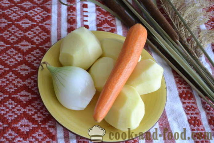 Supa de legume delicioase cu carne afumată - cum să gătească supa de legume, un pas cu pas reteta fotografii