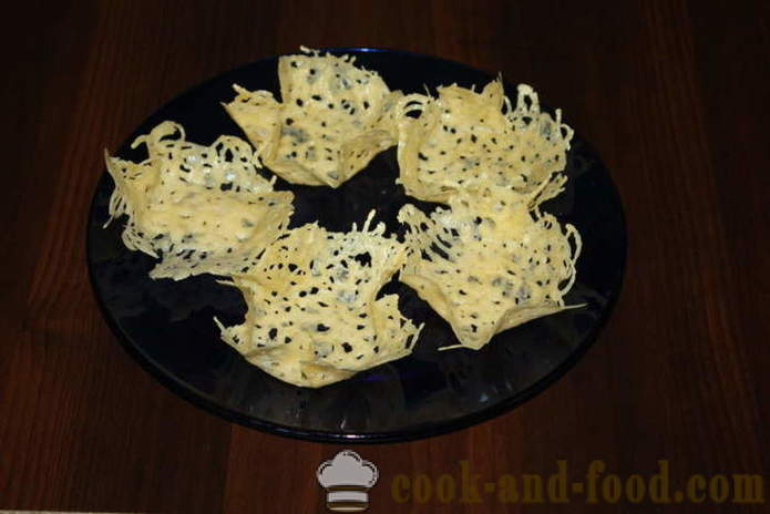 Salata de ciuperci delicioase într-un coș de brânză - cum să facă brânză coșuri de salata verde, un pas cu pas reteta fotografii