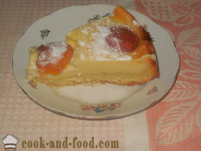 Prăjitură cu brânză de casă cu cremă de brânză în cuptor - cum să faci o prăjitură cu brânză la domiciliu, pas cu pas reteta fotografii
