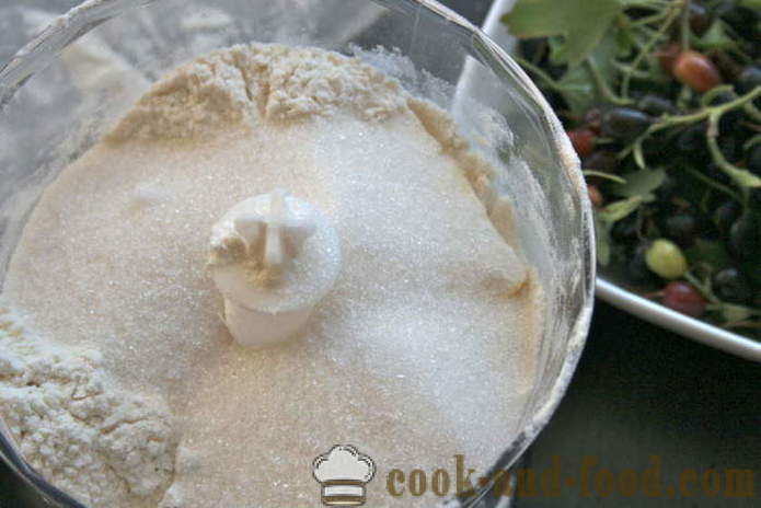 Plăcintă de testare în aer liber cu coacaze - cum să facă un tort de nisip de testare tocate, pas cu pas reteta fotografii