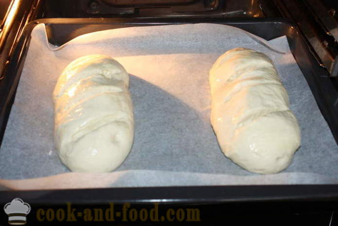 Pâine feliată în cuptor - cum se coace pâine feliată în cuptor la domiciliu, pas cu pas reteta fotografii
