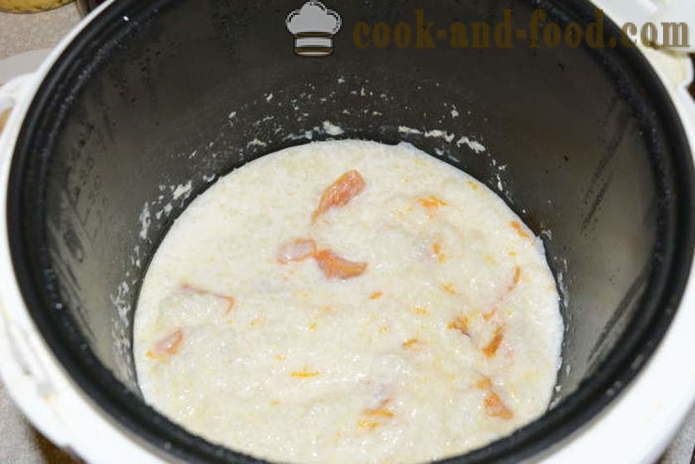 Terci de orez delicios cu lapte în multivarka - cum să fiarbă orez terci de lapte, un pas cu pas reteta fotografii