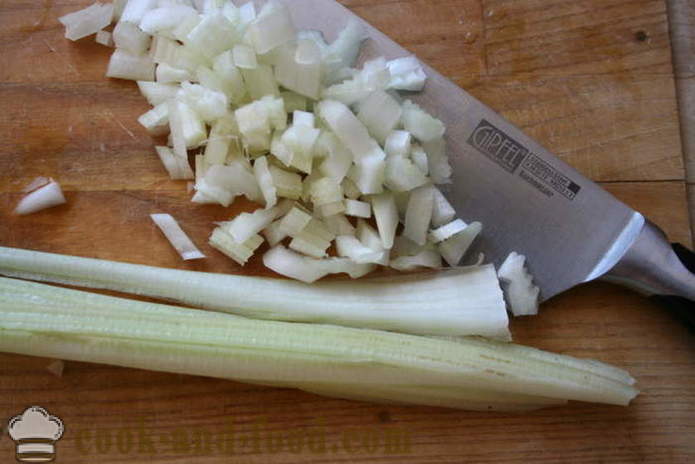 Tocană cu linte, legume și sos - cum să gătească linte cu carne și sos, un pas cu pas reteta fotografii