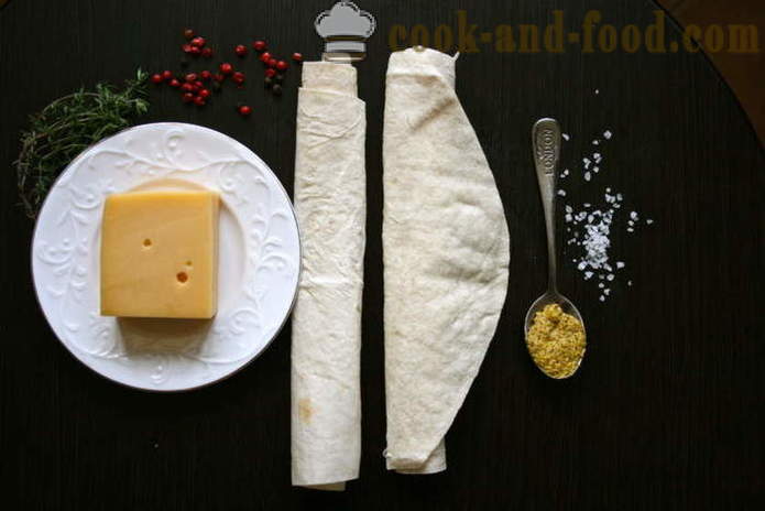 Plicuri umplute cu pâine pita pe grătar pentru un picnic - cum să gătească o lipie delicios umplute cu acasă, pas cu pas reteta fotografii