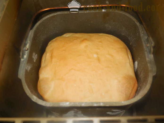 Pâine brânză pe pâine ser maker - cum să coace pâine în producătorul de pâine cu crema de branza pe un ser, un pas cu pas reteta fotografii